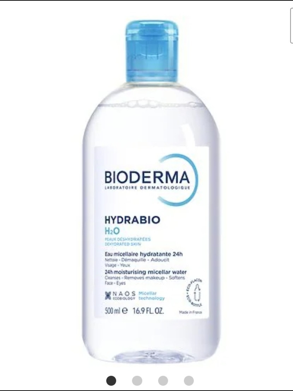 Bioderma Hydrabio H2O Micellar Water - Clear/Blue